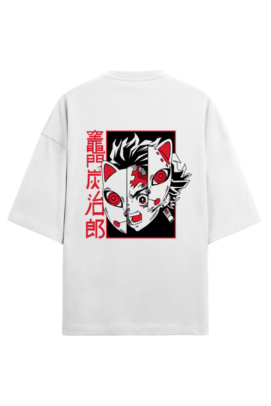 Demon Slayer Fury- OverSized White Tees