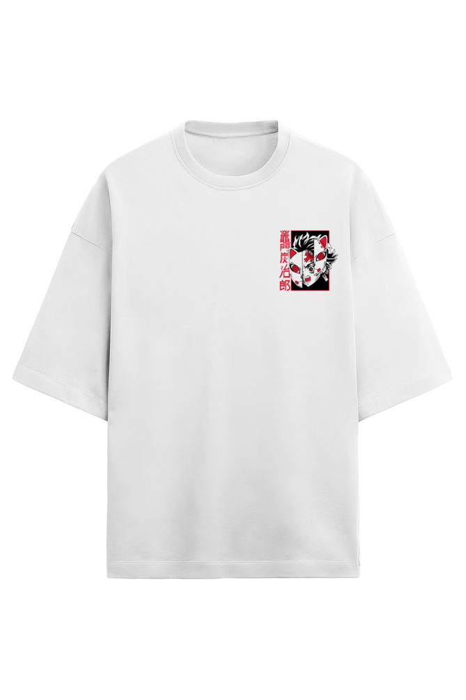 Demon Slayer Fury- OverSized White Tees