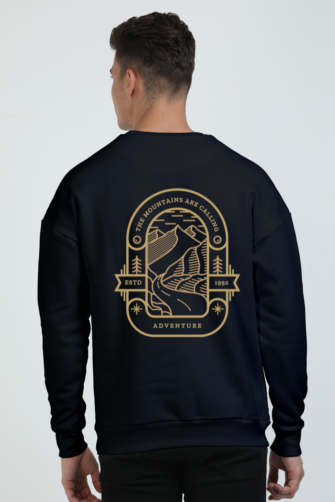 Call of Mountains- Black Sweat Shirt