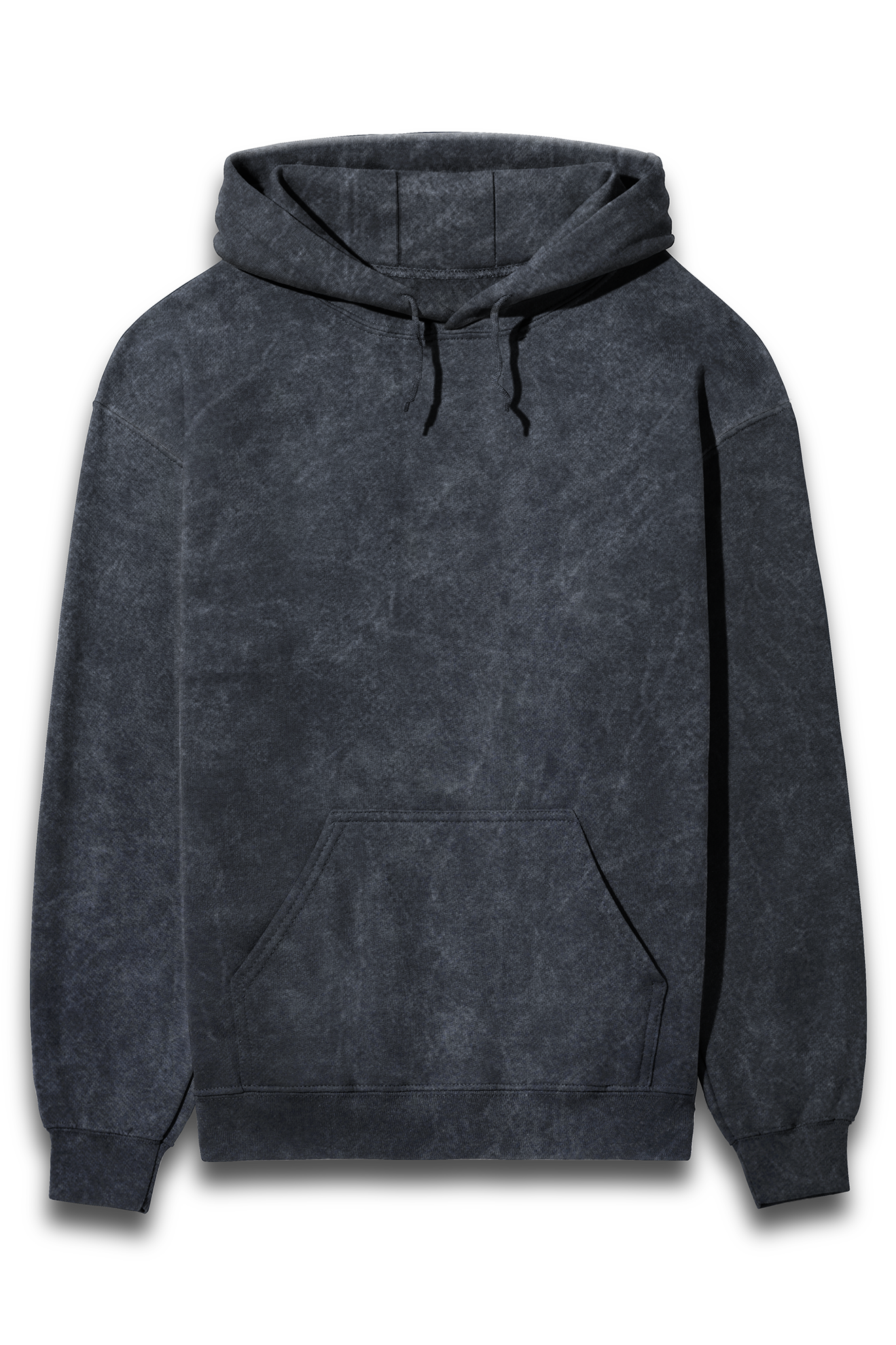 The Call of Mountains- Dark Blue Washed Hoodie