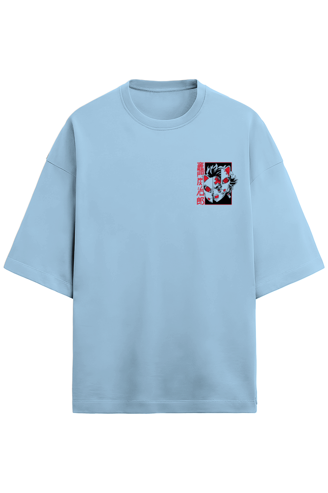 Demon Slayer Fury- OverSized Blue Tees