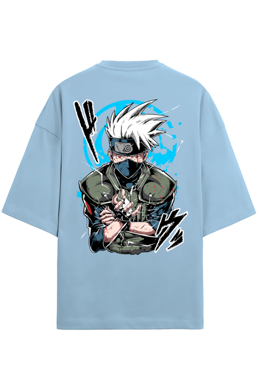 Azure Shinobi: OverSized Blue Tee