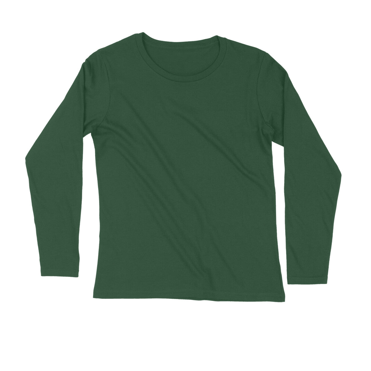 Men's Full Sleeve Round Neck Plain T-Shirt